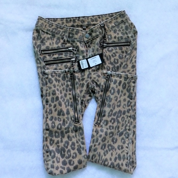 NWT Carmar Leopard Print Skinny Jeans - Picture 3 of 7
